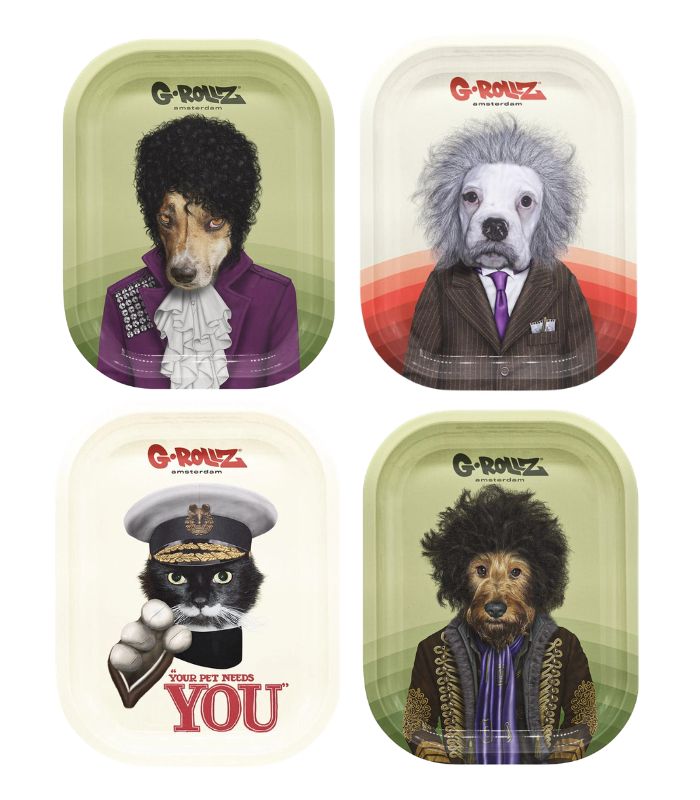 G-ROLLZ TRAY METAL SMALL PETS - 18 X 14 CM