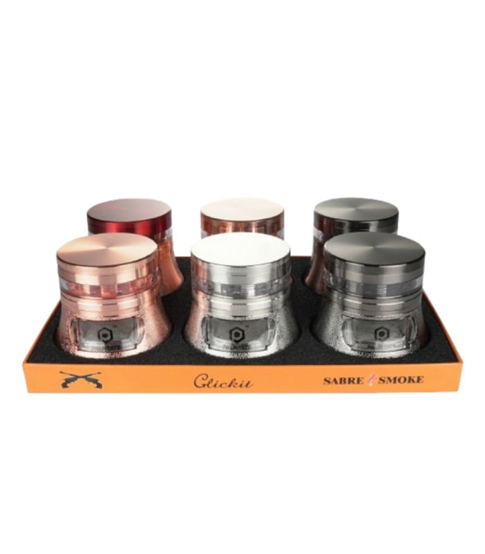 CLICKIT GRINDER W/ DRAWER 4PT 63MM