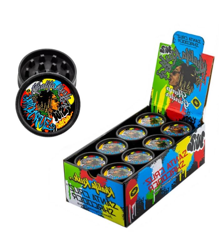 GRINDER WIZ KHALIFA KUSH 55MM 2PT HEMP