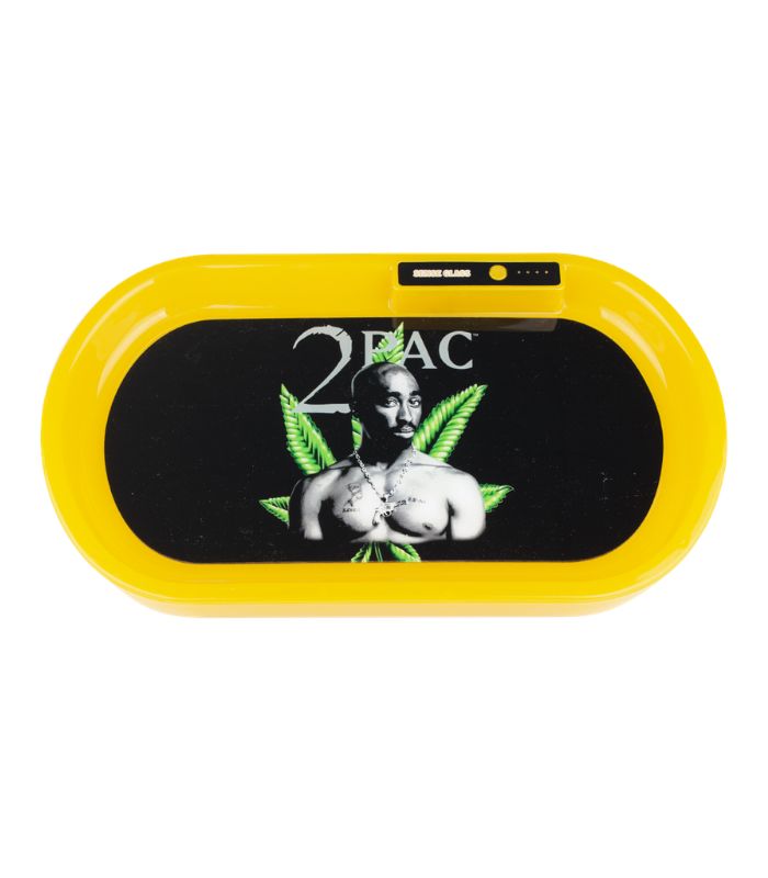 SENSE GLASS CHAROLA BLUETOOTH BOCINA 11X7 - DIFERENTES DISEÑOS