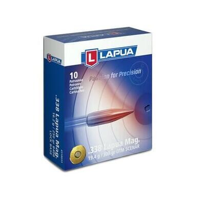 Lapua Rifle Ammunition .338 Lapua Mag 300 gr HPBT 2723 fps - 10/box Lapua Rifle Ammunition .338 Lapua Mag 300 gr HPBT 2723 fps - 10/box
