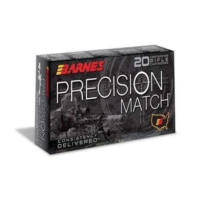 Barnes Precision Match Rifle Ammunition .338 Lapua Mag 300 gr OTM BT 20/box Barnes Precision Match Rifle Ammunition .338 Lapua Mag 300 gr OTM BT 20/box