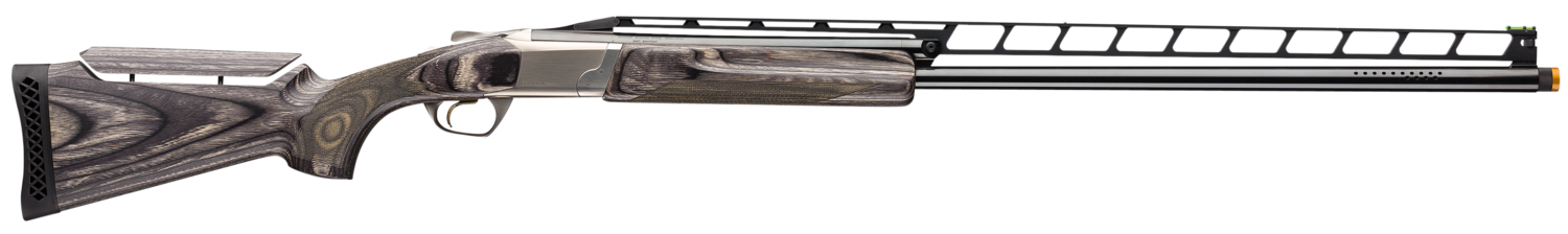 Browning Cynergy Trap Combo 12 Gauge 34" Barrel 2.75" 2rd, Combo Set With Over And Under Barrel & Unsingle Barrel On One Silver Nitride, Satin Gray Laminate Stock With Adjustable Monte Carlo Combo.