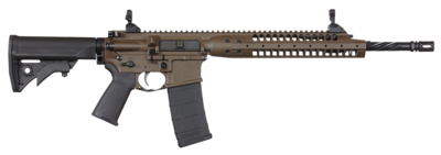 LWRC ICA5RPBC14P Individual Carbine A5 5.56x45mm NATO 14.70" 30+1 Patriot Brown Black Adjustable Stock Black Magpul MOE+ Grip
