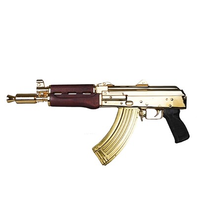 ZAS ZPAP92 7.62X39 GOLD PLATED SERBIAN RED WOOD