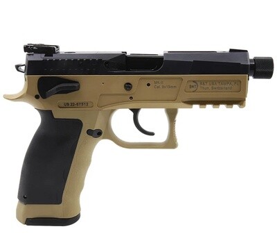 B&T MKII 9mm Semi-Auto Pistol, FDE