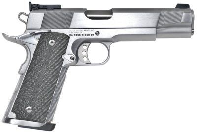Rock River Arms PS2400 PS2400 Limited Match 45 ACP 7+1, 5" Stainless National Match Barrel, Brushed Chrome Serrated Steel Slide & Frame w/Beavertail, Black G10 Grip, Ambidextrous Rock River Arms PS2400 PS2400 Limited Match 45 ACP 7+1, 5" Stainless National Match Barrel, Brushed Chrome Serrated Steel Slide & Frame w/Beavertail, Black G10 Grip, Ambidextrous