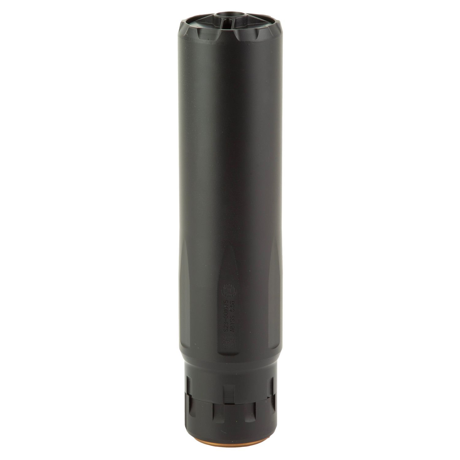 Gemtech, Abyss, Rifle Suppressor, 556NATO/223 Remington, Fits 1.75-24 (HUB)/ETM, Cerakote Finish, Black, Titanium Housing, 6.1&quot; Long, 14.5 oz
