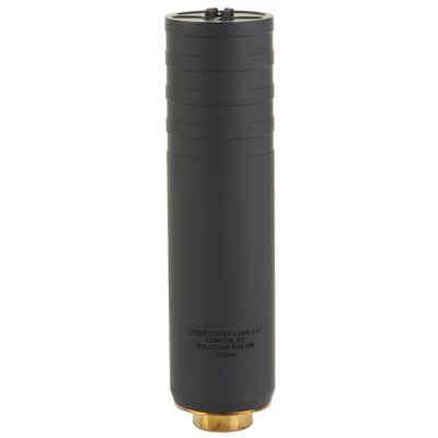 Otter Creek Labs, Polonium, Rifle Suppressor, 556NATO, Threaded 1.375x24, Stainless Steel Construction, Cerakote Finish, Black