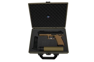 Heckler &amp; Koch Mark 23 .45 ACP Pistol w/ Matching Tan Suppressor SERIALIZED