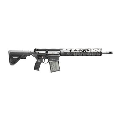 Heckler & Koch, MR762 A4, Semi-automatic, AR, 308 Winchester/762NATO, 16.5" Barrel, Anodized Finish, Black, M-LOK Free Float Handguard, Adjustable Gas Block, HK USA Enhanced Grip, HK416 Nine Position Heckler & Koch, MR762 A4, Semi-automatic, AR, 308 Winchester/762NATO, 16.5" Barrel, Anodized Finish, Black, M-LOK Free Float Handguard, Adjustable Gas Block, HK USA Enhanced Grip, HK416 Nine Position