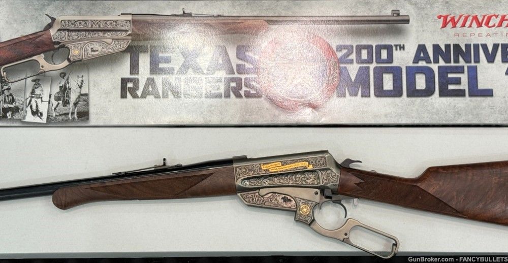 WINCHESTER 1895 TEXAS RANGERS 200TH Custom Grade 30-06 SPRG 22&#39;&#39; 4-RD