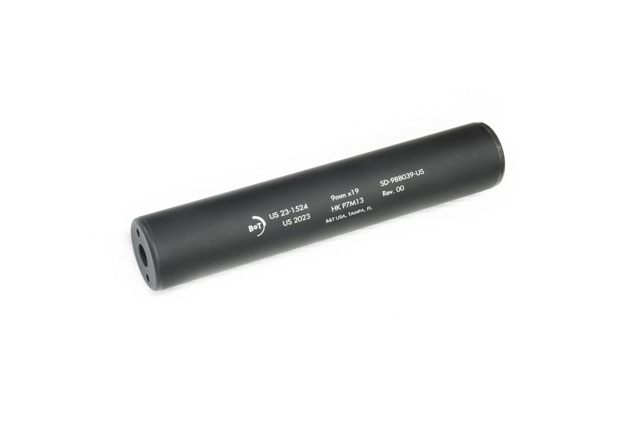 B&amp;T Thread-On 9mm Suppressor for HK P7M8 / P7M13 B&amp;T SKU: SD-988039-US