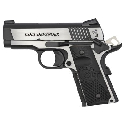 Colt's Manufacturing, Combat Elite Defender, 1911, Semi-automatic, Metal Frame Pistol, 9MM, 3" Barrel.