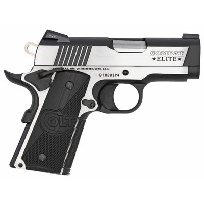 Colt's Manufacturing, Combat Elite Defender, 1911, Semi-automatic, Metal Frame Pistol, 9MM, 3" Barrel.