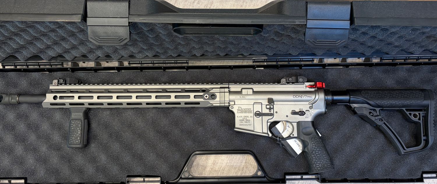 DDM4 V7 PRO 5.56MM GREY 18" PRO SERIES | METAL GREY 223 Rem | 5.56 NATO. BINARY TRIGGER INSTALLED by FOSTECH