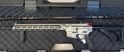 DDM4 V7 PRO 5.56MM GREY 18" PRO SERIES | METAL GREY 223 Rem | 5.56 NATO. BINARY TRIGGER INSTALLED by FOSTECH
