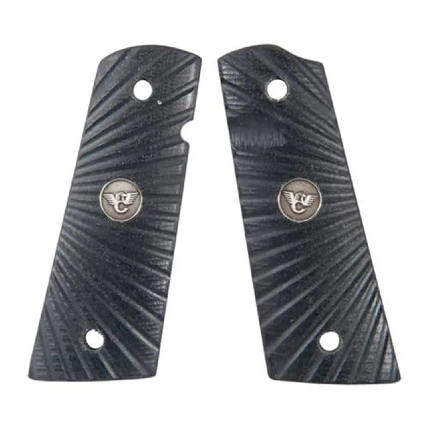 NEW, WILSON COMBAT - Compact, Blk G10, Starburst, Flat Grip