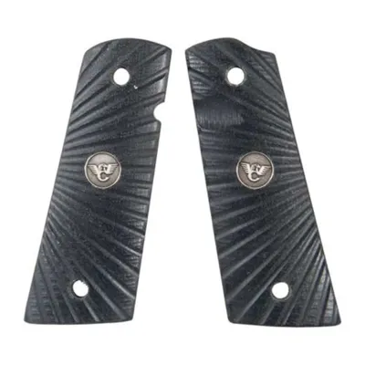 NEW, WILSON COMBAT - Compact, Blk G10, Starburst, Flat Grip