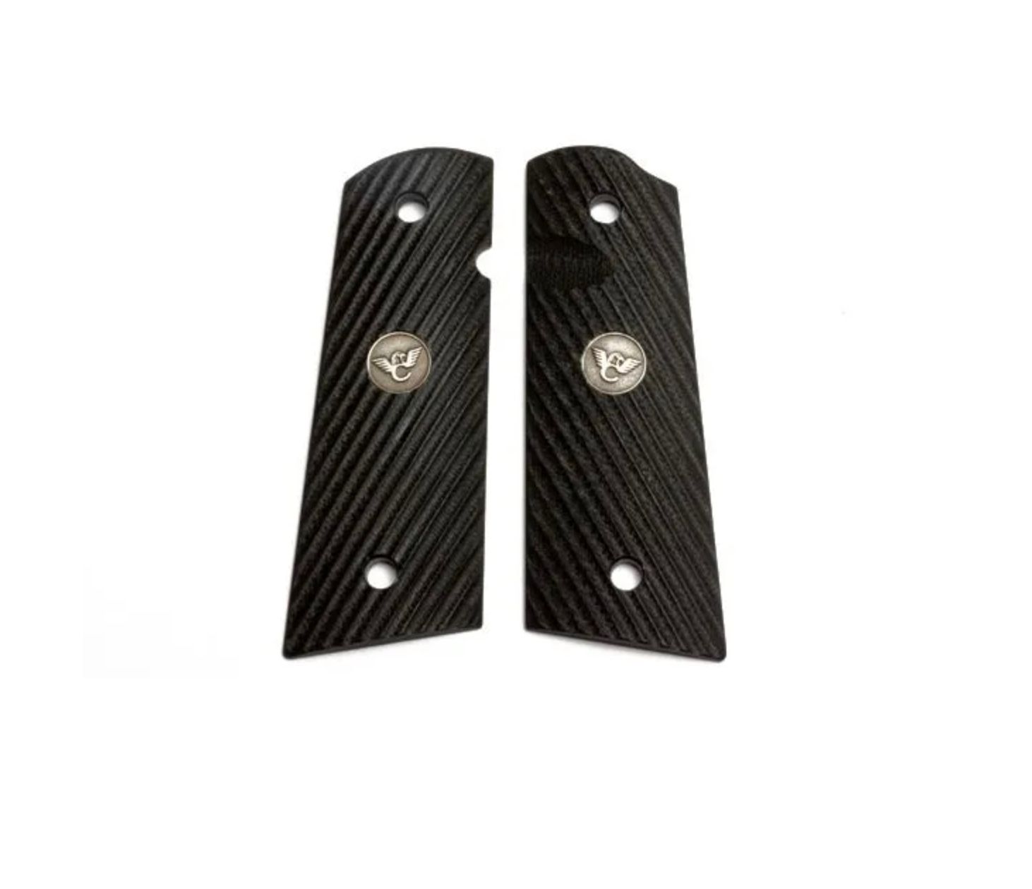 NEW, WILSON COMBAT 1911, FULL-SIZE, DIAGONAL, G10, BLACK, FLAT BOTTOM