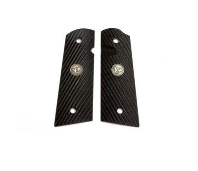 NEW, WILSON COMBAT 1911, FULL-SIZE, DIAGONAL, G10, BLACK, FLAT BOTTOM