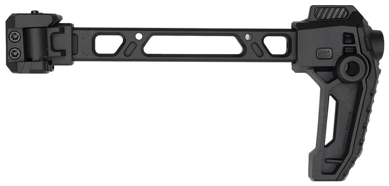 Strike Industries FSADUALSTOCK Black 6061-T6 Aluminum 9.44 OAL 1913 Pic Rail Mount, Stock