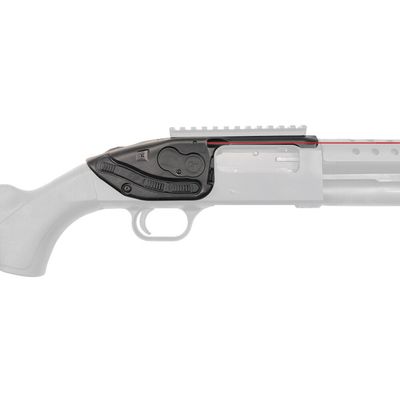 Crimson Trace LS-250 LaserSaddle Red Laser for Mossberg 500/590/590 Shockwave 12 Gauge Shotguns Polymer Housing Matte Black Finish