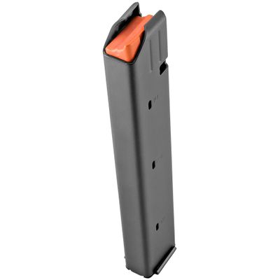 3 of DURAMAG, Magazine, 9MM, 32 Rounds, Fits 9MM Colt Pattern AR Rifles, Orange Anti-Tilt AGF Follower, Stainless Steel, Black