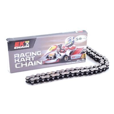 EK SILVER RACING CHAIN # 35 , 120 LINKS 43"