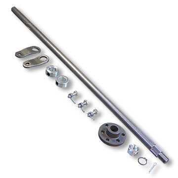 STEERING SHAFT, 5/8″ OD &amp; HUB KIT, UNWELDED PITMAN ARMS, 24″ LENGTH