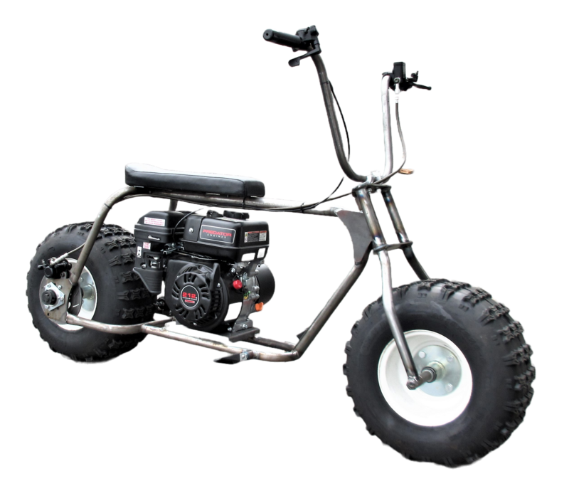Big Tire Minibike . Monster, Balloon Tire Trail Dog Mini Bike