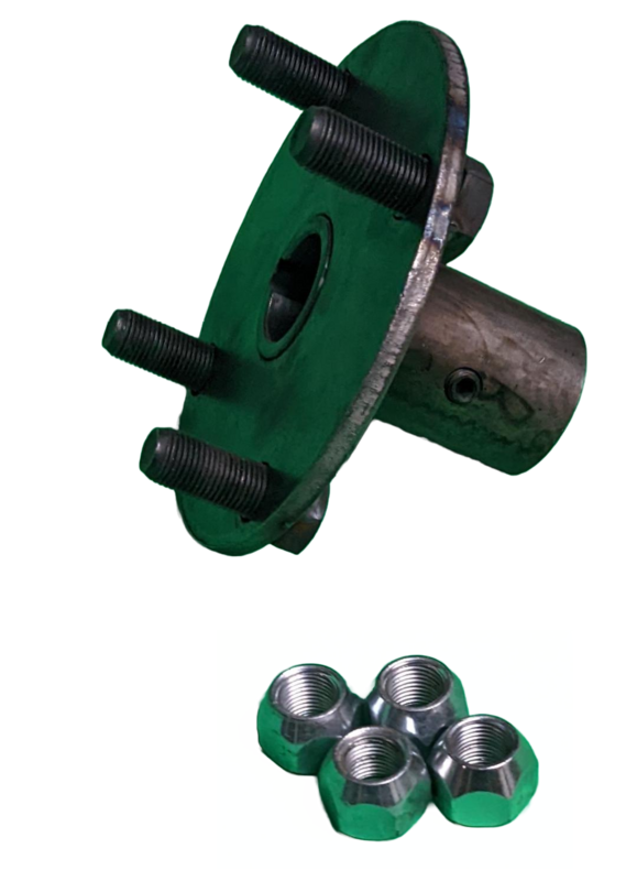 4 on 4 Live Axle Hub for 1" Axle