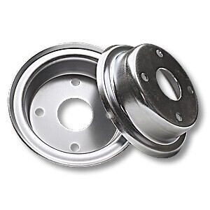 6″ Multi-Purpose Steel Wheel, 2 Halves (No Hub