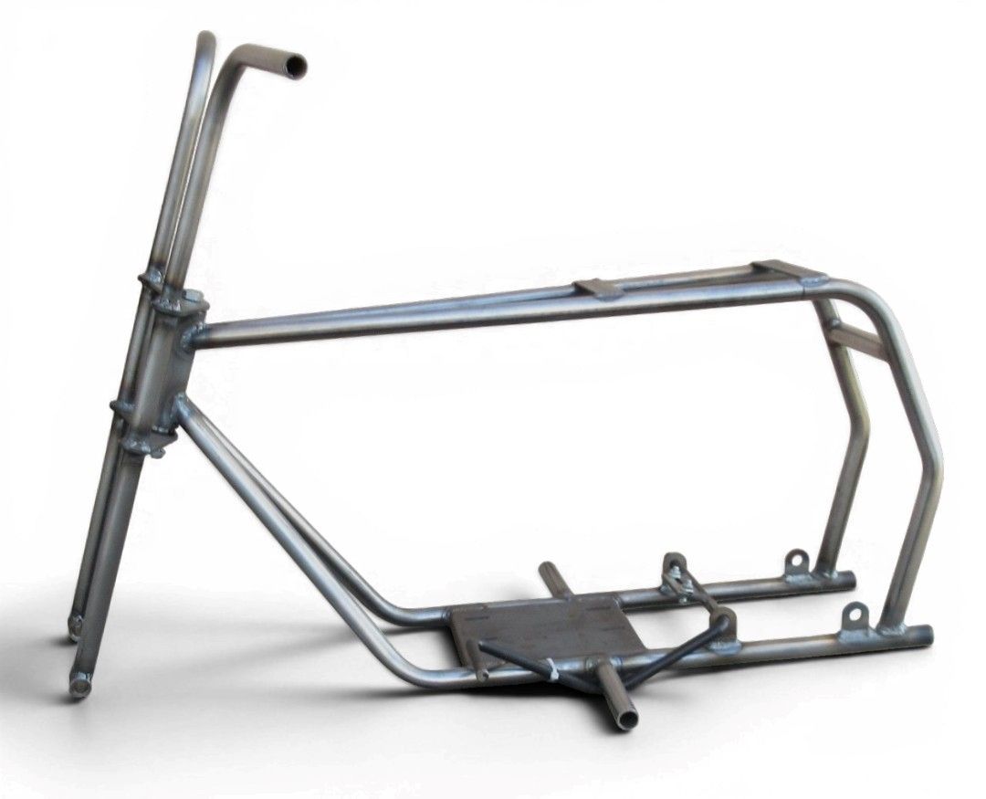 909 Minibike Frame and Fork With Scrub Brake