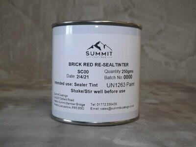 Brick Red Solvent Based Tinter 250ml