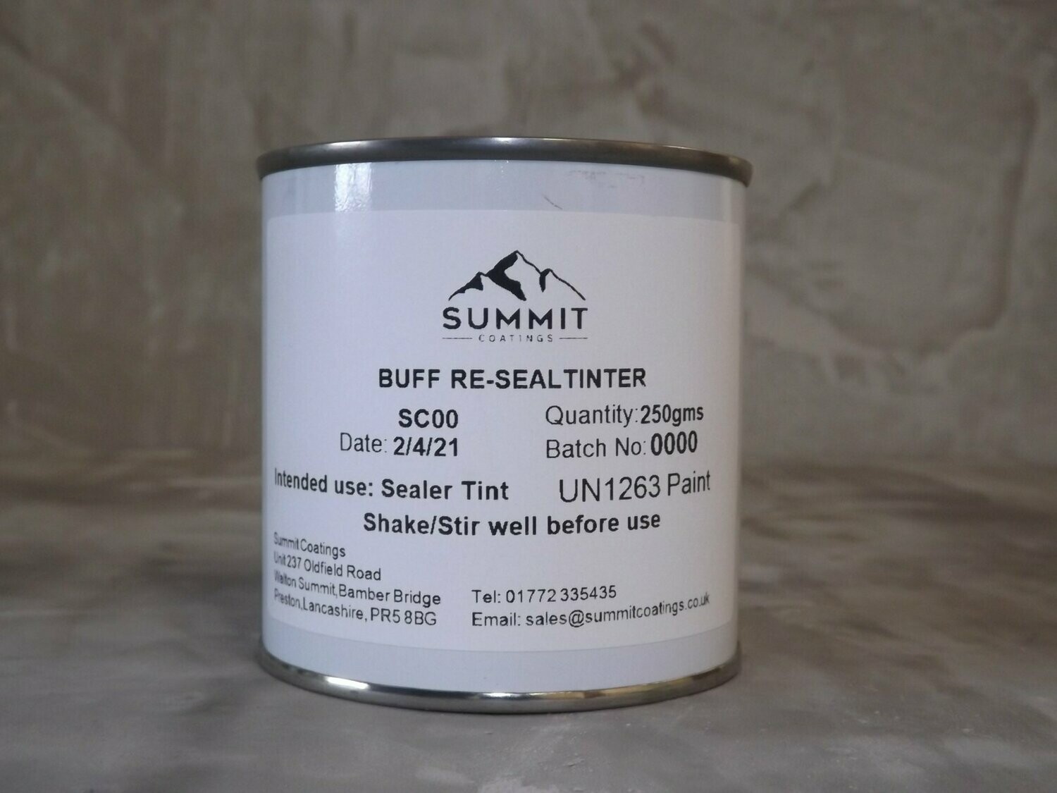 Steadman Buff Solvent Based Tinter 250ml