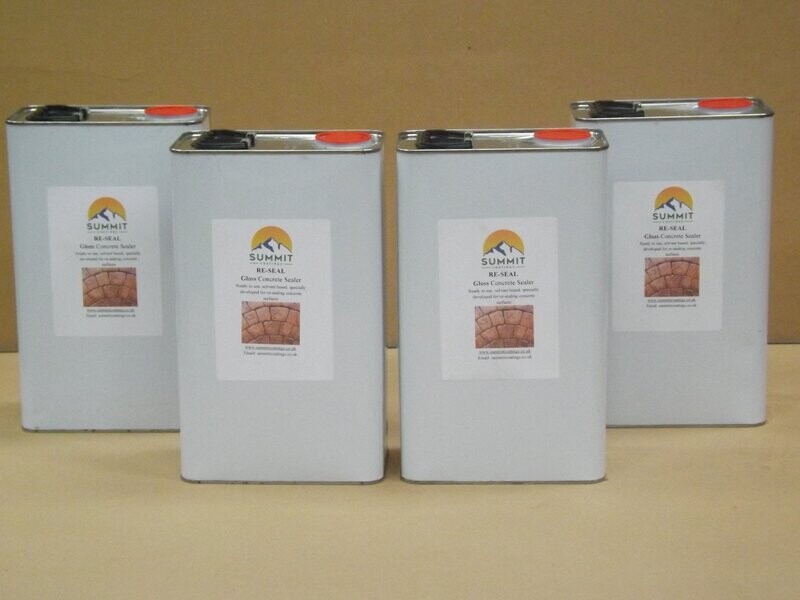 Reseal Pattern Imprinted Concrete Sealer Gloss  20ltrs