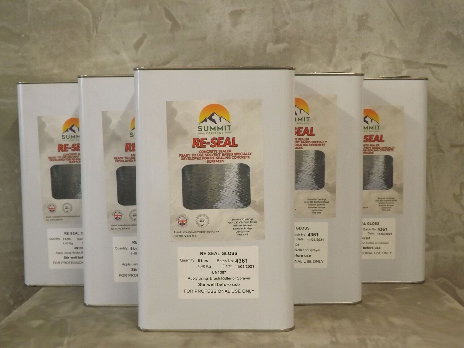 Reseal Pattern Imprinted Concrete Sealer Gloss Anti-Slip 25ltrs