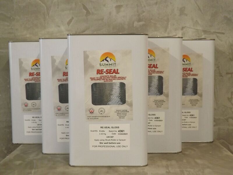 Reseal Pattern Imprinted Concrete Sealer Gloss Anti-Slip 25ltrs