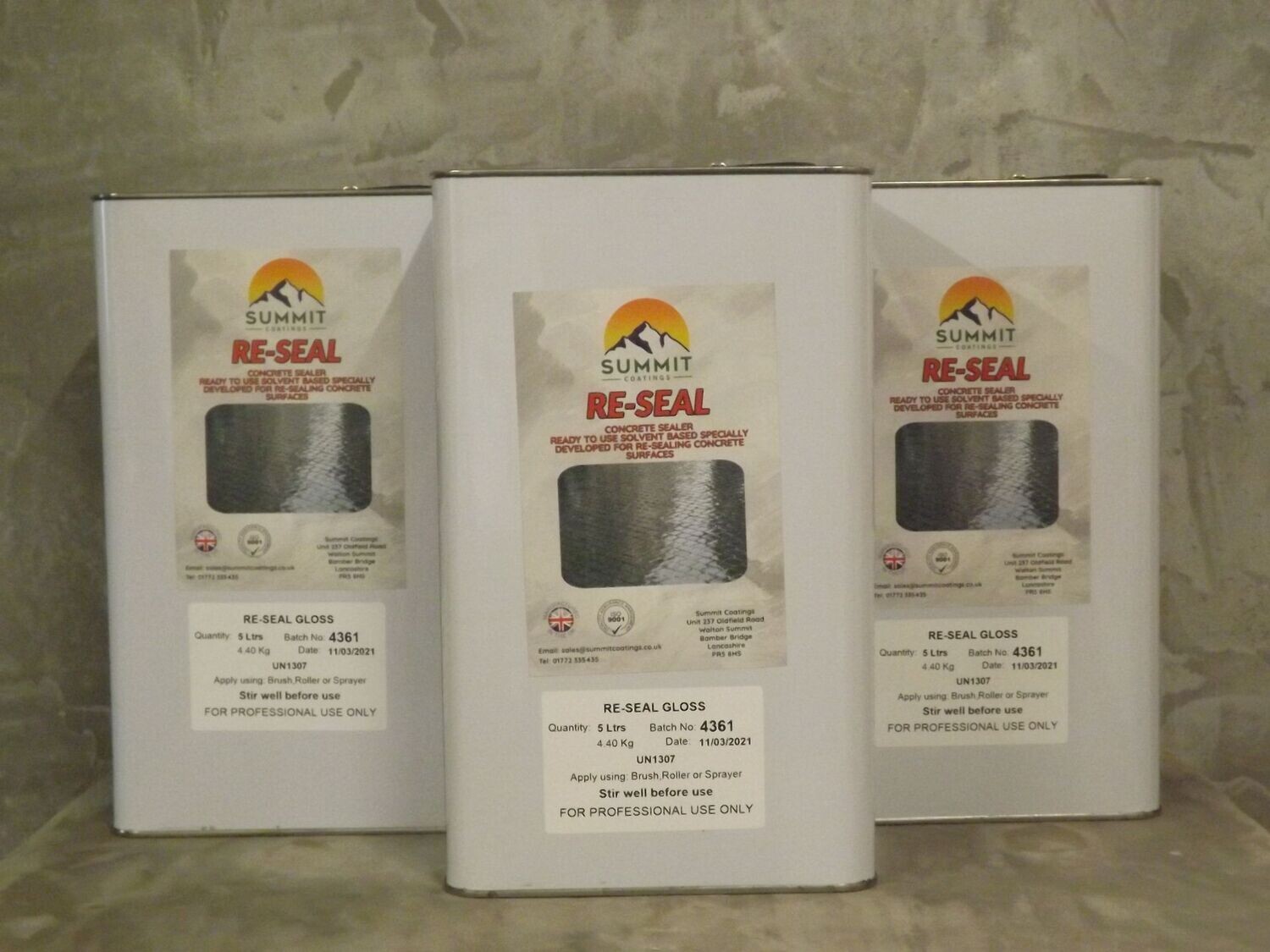 Reseal Pattern Imprinted Concrete Sealer Gloss Anti-Slip 15ltrs