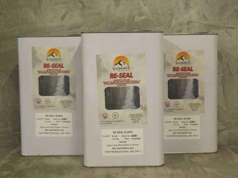 Reseal Pattern Imprinted Concrete Sealer Gloss Anti-Slip 15ltrs