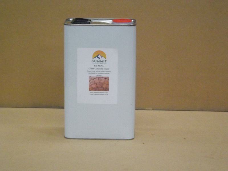 Reseal Pattern Imprinted Concrete Sealer Gloss 5ltrs