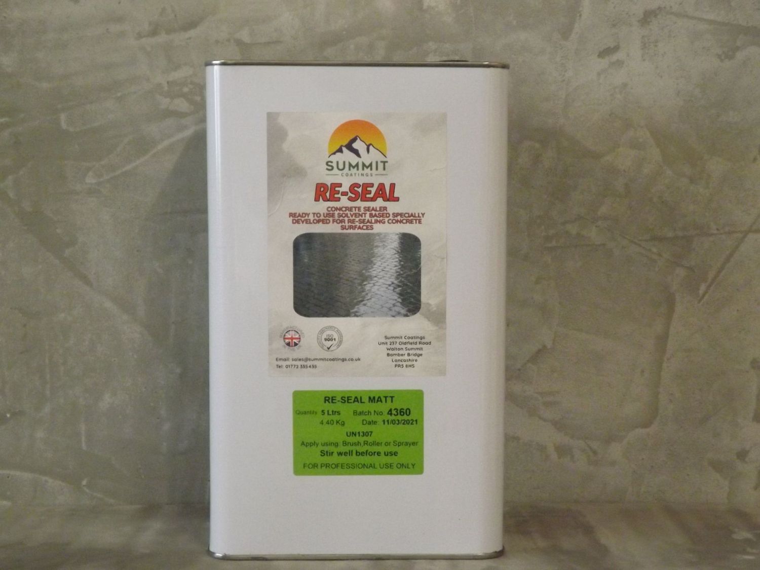 UNIVERSAL PAVING SEALER ANTI-SLIP MATT FINISH 5Ltrs