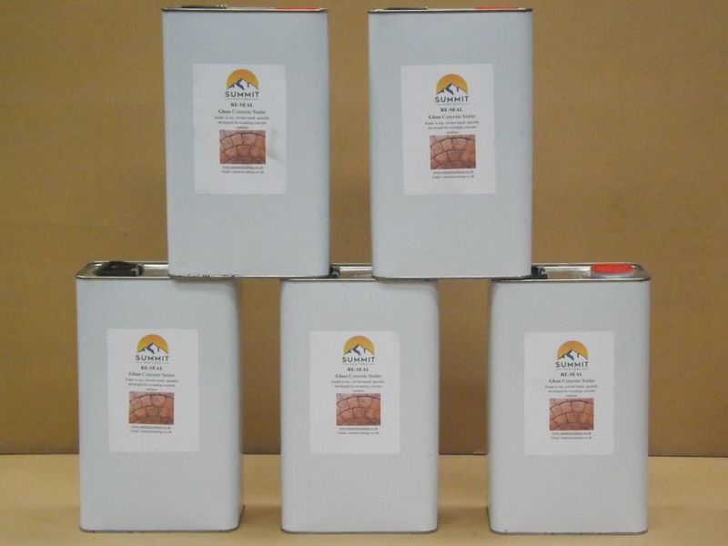 Reseal Pattern Imprinted Concrete Sealer Gloss 25ltrs