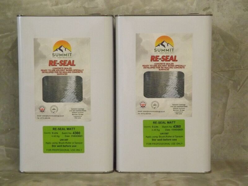 Reseal Pattern Imprinted Concrete Sealer Matt 10ltr