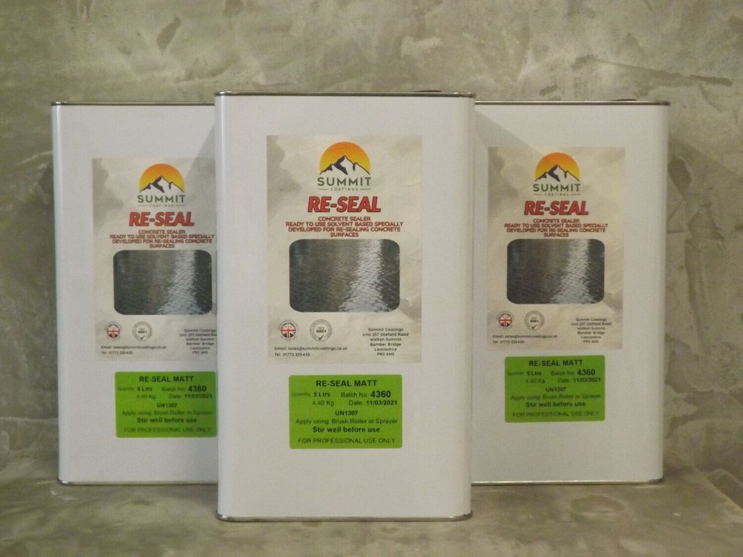 Reseal Pattern Imprinted Concrete Sealer Matt 15ltrs