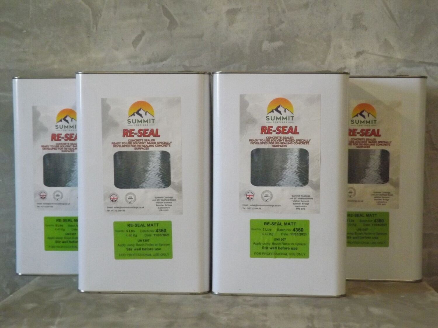 Reseal Pattern Imprinted Concrete Sealer Matt 20ltrs