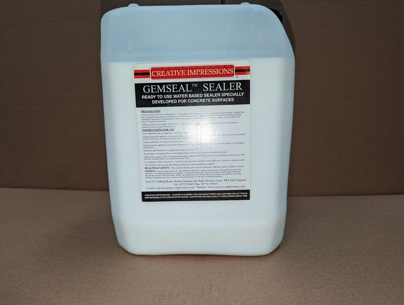Gemseal Pattern Imprinted Concrete Sealer Satin 10ltrs