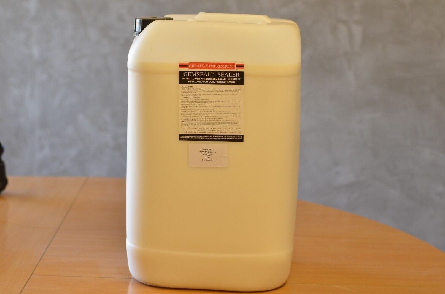 Gemseal Pattern Imprinted Concrete Anti-Slip Matt Sealer  15Ltrs