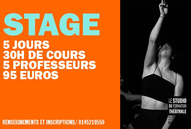 STAGE DÉCOUVERTE DU 20 AU 24 AVRIL